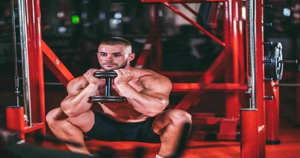 dumbell squat