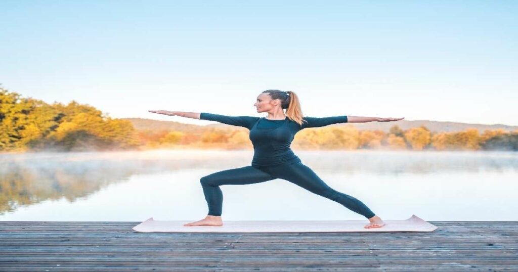 warrior pose